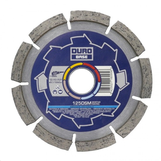 Duro Base DSM 115mm Diamond Blade - 22.2mm Bore