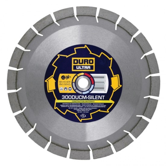 Duro Ultra DUCM-Silent 230mm Diamond Blade - 22.2mm Bore