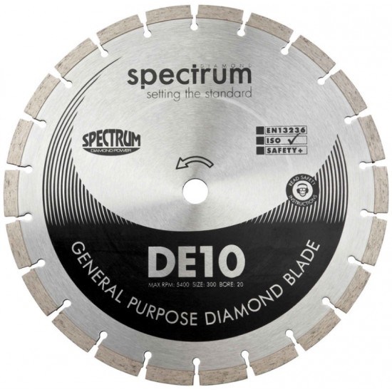 Spectrum DE10 125mm Diamond Blade - 22.2mm Bore