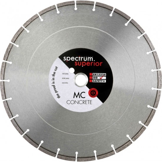 Spectrum MC 400mm Diamond Blade - 25.4mm Bore