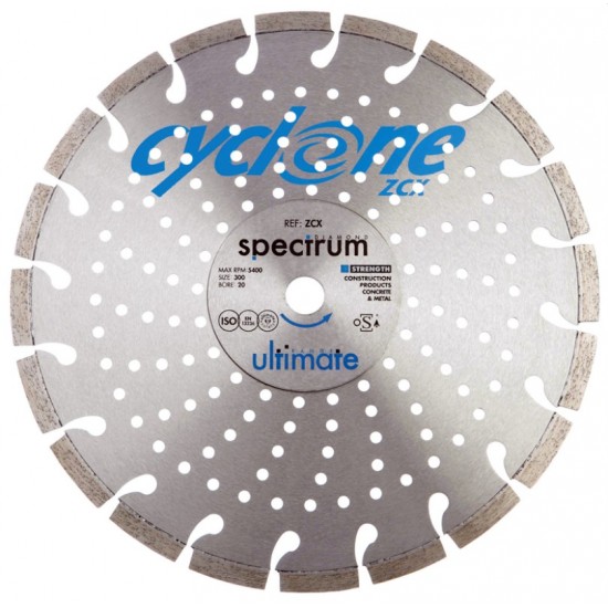 Spectrum ZCX 125mm Diamond Blade - 22.2mm Bore