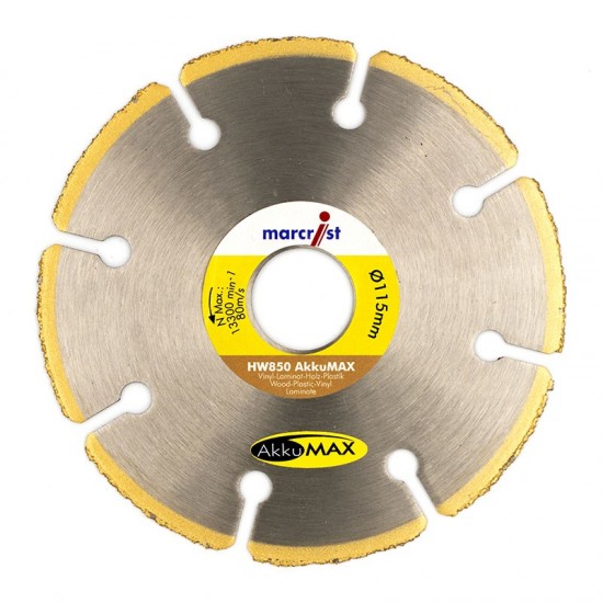 Marcrist HW850 AkkuMax 125mm Diamond Blade - 22.2mm Bore