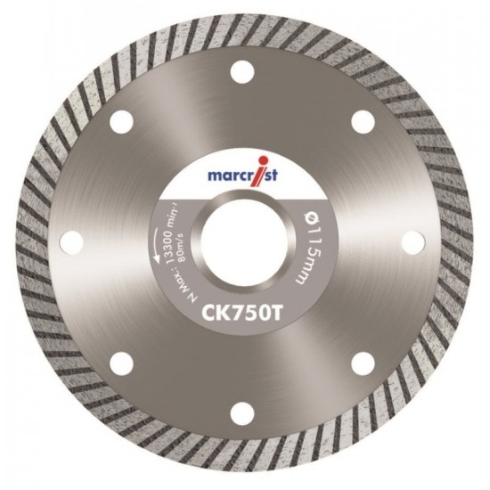 Marcrist CK750T 180mm Diamond Blade - 22.2mm Bore