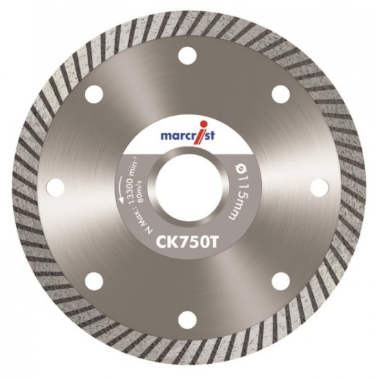 Marcrist CK750T 180mm Diamond Blade - 25.4mm Bore
