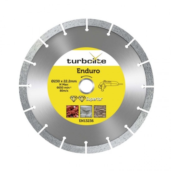 Marcrist Turbolite Enduro Superior 350mm Diamond Blade - 22.2mm Bore