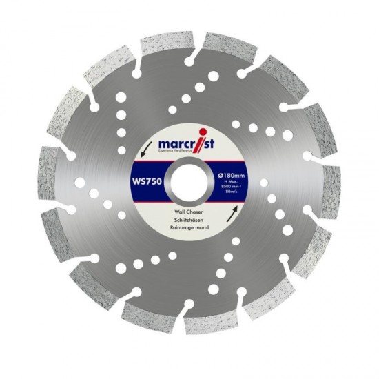 Marcrist WS750 140mm Diamond Blade - 22.2mm Bore