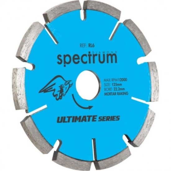 Spectrum RZ6 125mm Diamond Blade - 22.2mm Bore
