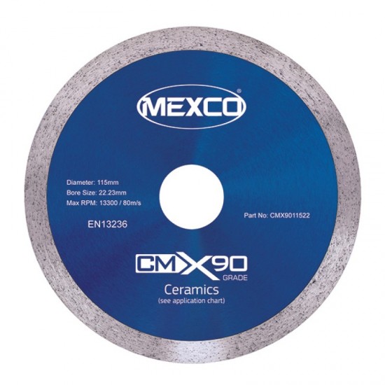 Mexco CMX90 180mm Diamond Blade - 22.23mm Bore