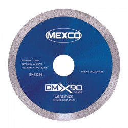 Mexco CMX90 350mm Diamond Blade - 25.4mm Bore