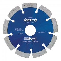 Mexco GPX90 450mm Diamond Blade - 25.4mm Bore