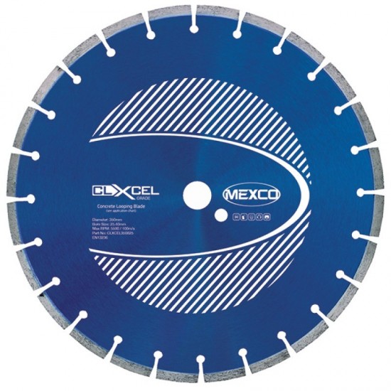 Mexco CLXCEL 350 x 8mm Diamond Looping Blade - 25.4mm Bore