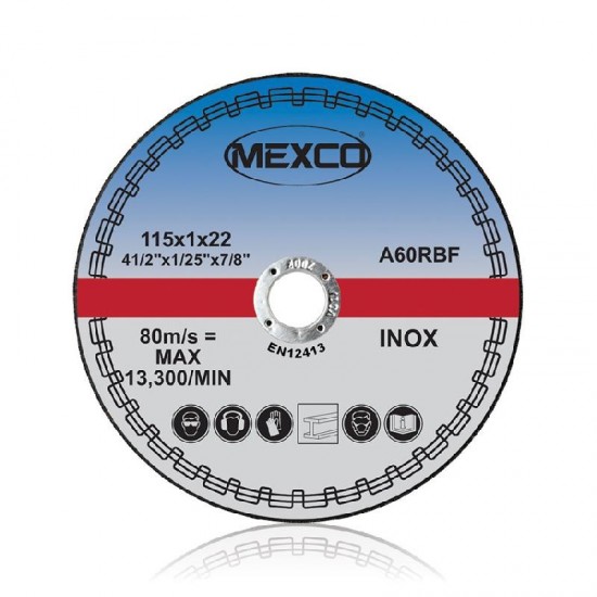 Mexco 115mm Abrasive Disc Inox Cutting - INOX3