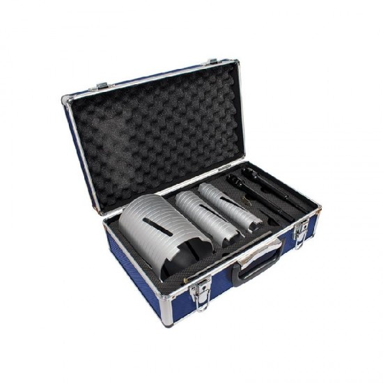 Mexco 7 Piece Dry Core Drill Kit Slotted - A10DCDKIT37