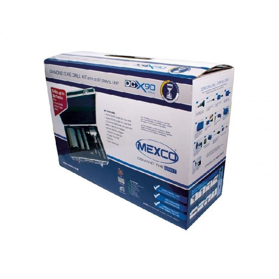 Mexco Dry Core Drill Diamond Core Kit With Extraction - A10DCDKITEXT3