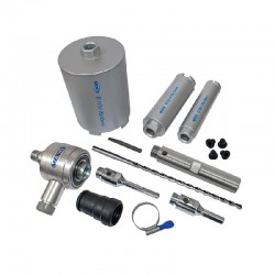 Mexco Dry Core Drill Diamond Core Kit With Extraction - A10DCDKITEXT3