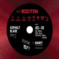Dart Red Ten AS-10 300mm Diamond Blade - 20mm Bore