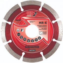 Dart Red Ten MR-6 115mm Diamond Blade - 22mm Bore