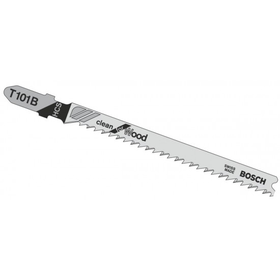 Bosch T101B Jigsaw Blades Clean Cut (Pack of 5)