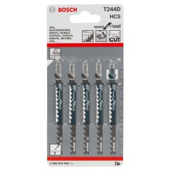 Bosch T244D Jigsaw Blades (Pack of 5)