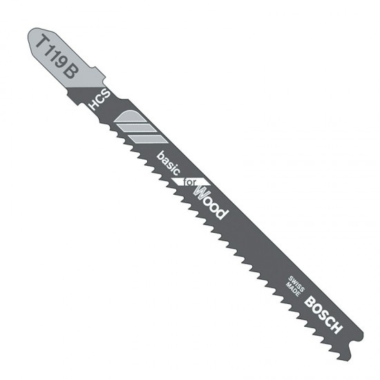 Bosch T119BO Jigsaw Blades (Pack of 5)