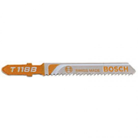 Bosch T118B Jigsaw Blades (Pack of 5)