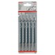 Bosch T344D Jigsaw Blades (Pack of 5)