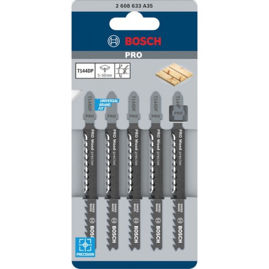 Bosch T144DP Jigsaw Blades Precision for W
