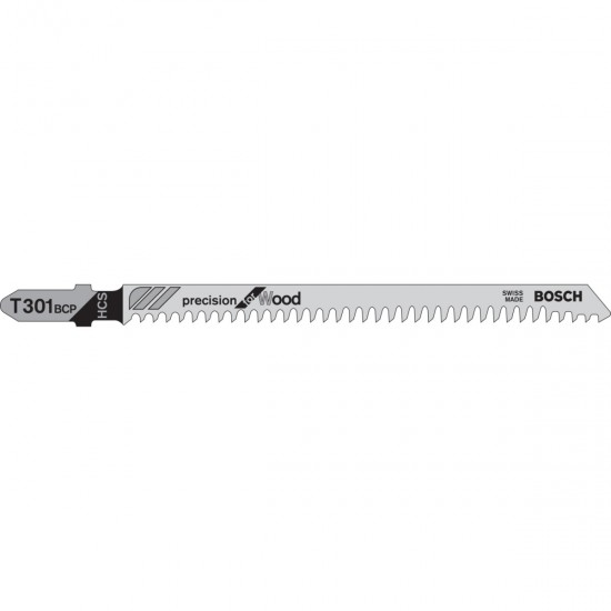 Bosch T301BDCP Hard Wood Jigsaw Blade (Pack of 5)