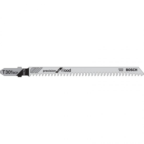 Bosch T301BDCP Hard Wood Jigsaw Blade (Pack of 5)