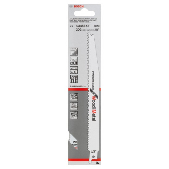 Bosch Sabre Saw Blade S3456XF (Pack of 2)