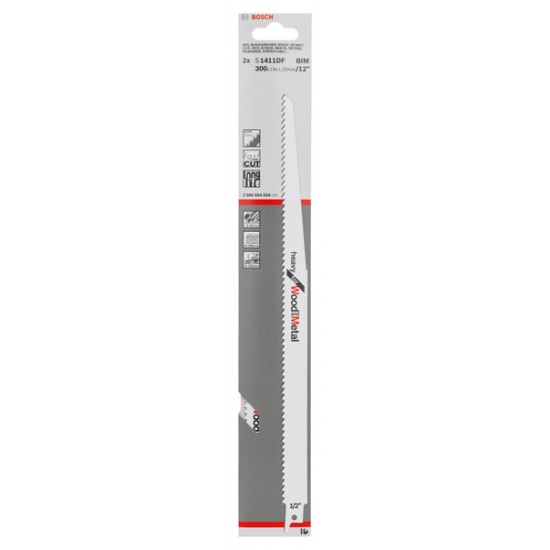 Bosch Sabre Saw Blade S1411DF (Pack of 2)