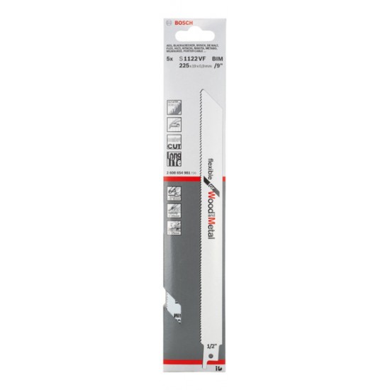 Bosch Sabre Saw Blade S1122VF (Pack of 5)