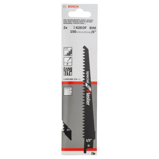 Bosch Sabre Saw Blade S628DF (Pack of 5)