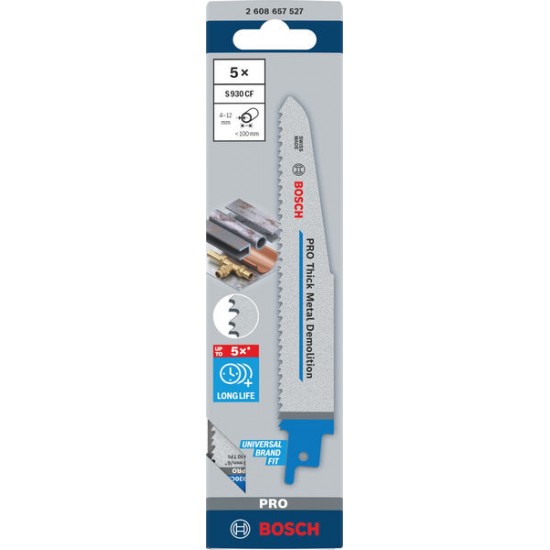 Bosch Sabre Saw Blade S930CF (Pack of 5)