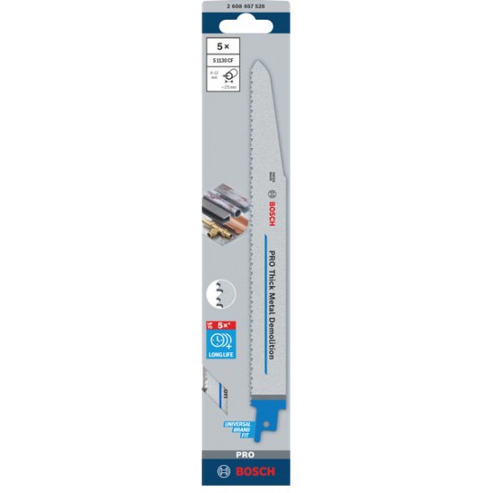 Bosch Sabre Saw Blade S1130CF (Pack of 5)