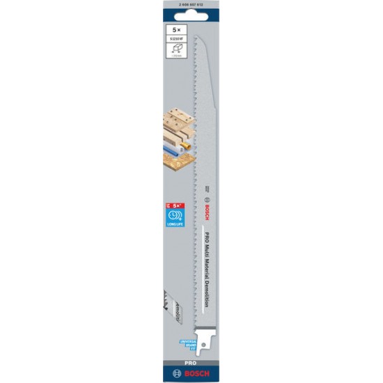 Bosch Sabre Saw Blade S1210VF (Pack of 5)