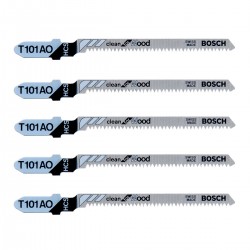 Bosch T101AO Jigsaw Blades Clean (Pack of 5)