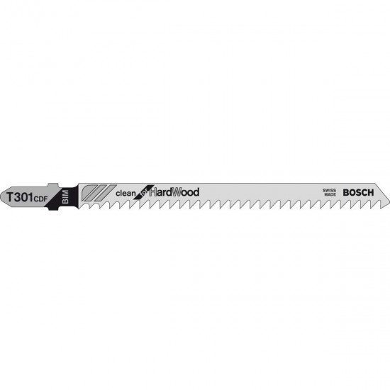 Bosch T301CDF Jigsaw Blades Clean (Pack of 5)