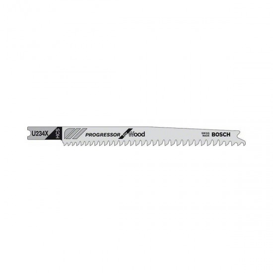 Bosch U234X Jigsaw Blades Progressor (Pack of 3)