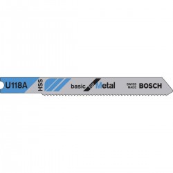Bosch U118A Jigsaw Blades (Pack of 3)