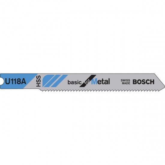 Bosch U118A Jigsaw Blades (Pack of 3)