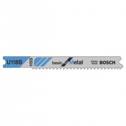 Bosch U118B Jigsaw Blades (Pack of 3)