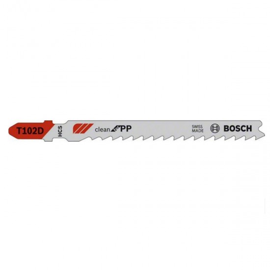 Bosch T102D Jigsaw Blades Clean (Pack of 5)